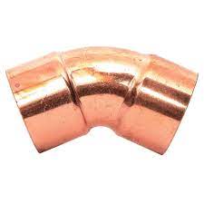 1.1/8 COPPER BEND 45 DEGREE R410 RATED