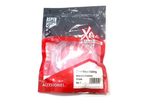 Clear Vinyl Tubing 6mm x 3mtr