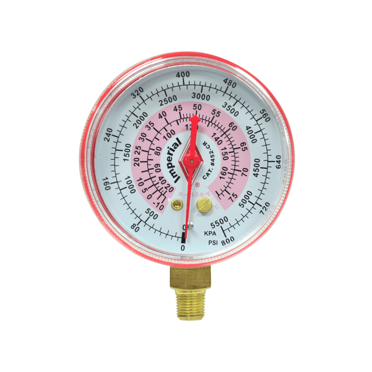 R410A GAUGE 68MM HIGHSIDE PSI/KPA