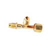 1/4"MF x 1/4"FF x 1/4"MF BRANCH W/CORE