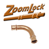 Zoomlock Copper Elbow 3/8"
