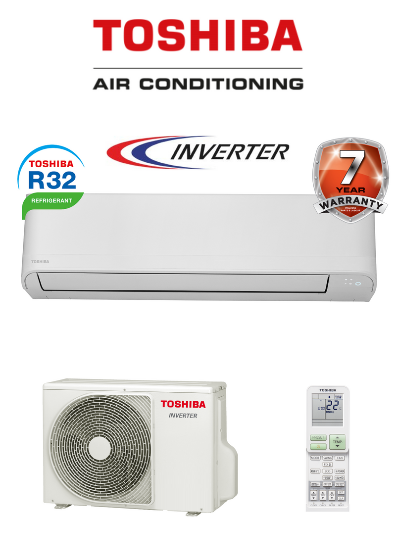 Toshiba Seiya Classic 7.10kW Hi- Wall Inverter Split - R32